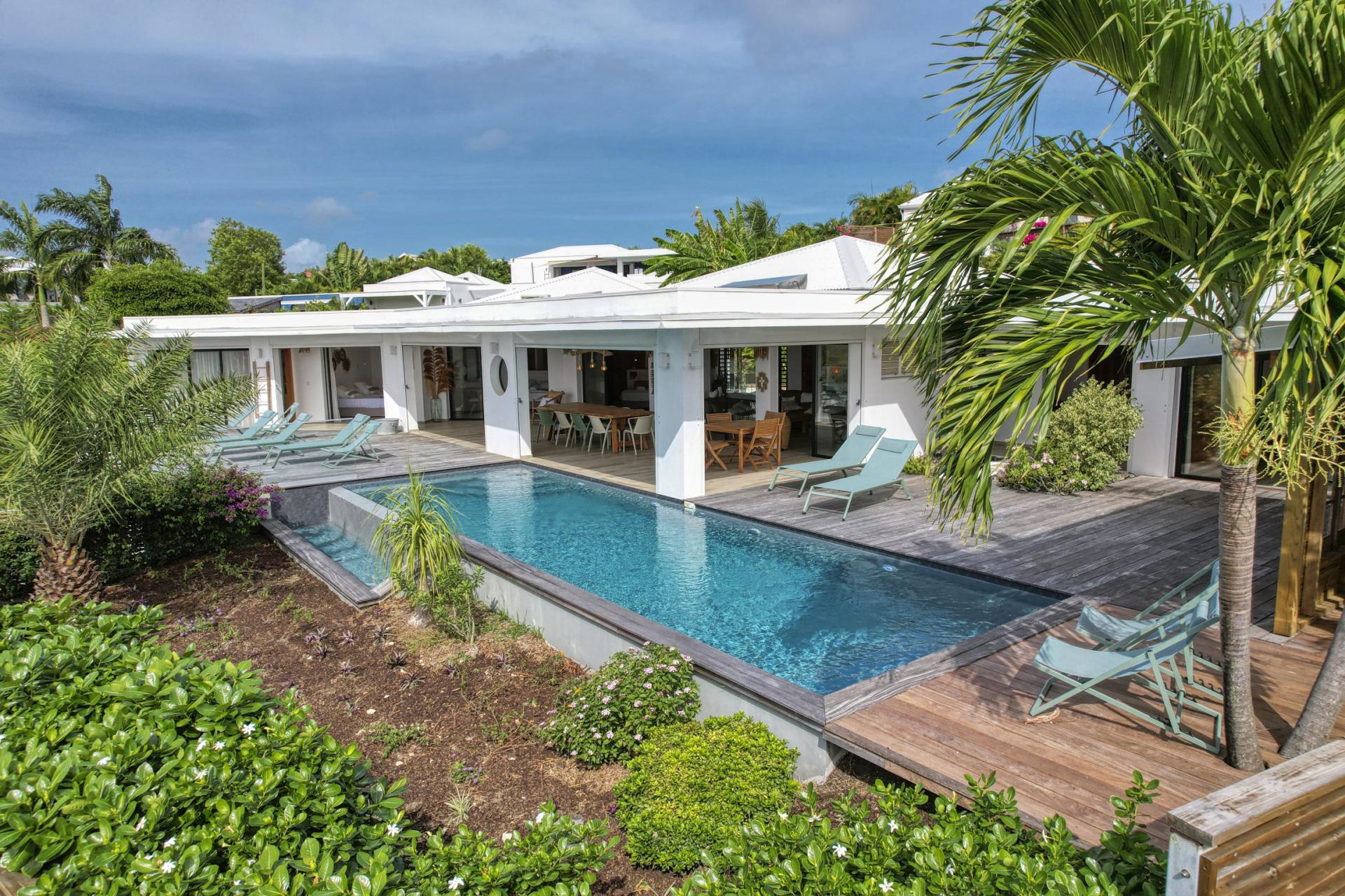 1.Location villa piscine Saint François Guadeloupe_Vue d'ensemble